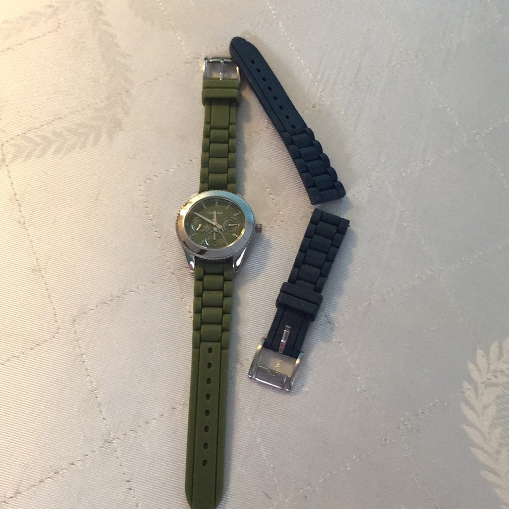 Fossil watch very interchangeable strap in blue